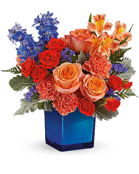Teleflora's Blue Daydream Bouquet